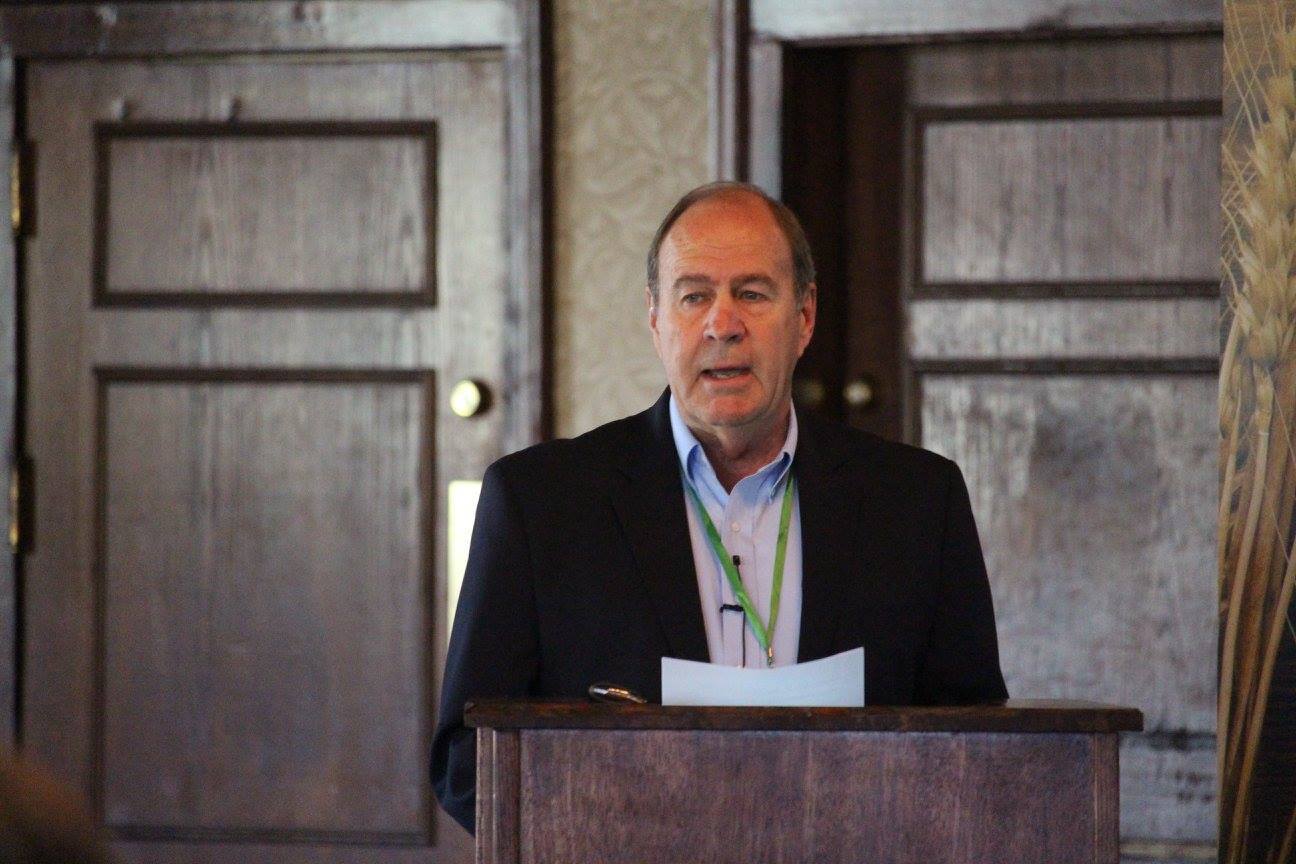 Don Crowngrain addressed attendees of industry conference